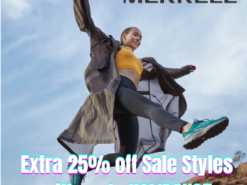 Merrell: Extra 25% Off Sale Styles with code HOLIDAY25