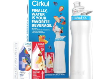 Cirkul 22-oz. Water Bottle Starter Kit for $25 + free shipping w/ $35