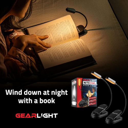 Clip-On Rechargeable Book Light, 2 Pack  $10.37 After Coupon (Reg. $20.75) – $5.19 each