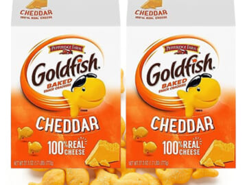 Goldfish Cheddar Crackers, 2-Count Box as low as $8.66 Shipped Free (Reg. $17.98) – $4.33/27.3-Oz Carton