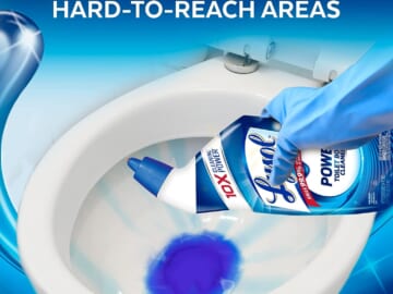 Lysol Power Toilet Bowl Cleaner, 2-Pack as low as $3.66 Shipped Free (Reg. $10) – $1.83/ 24-Oz bottle