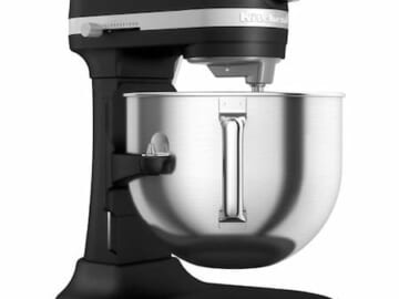 KitchenAid 5.5 Quart Bowl-Lift Stand Mixer in Black Matte