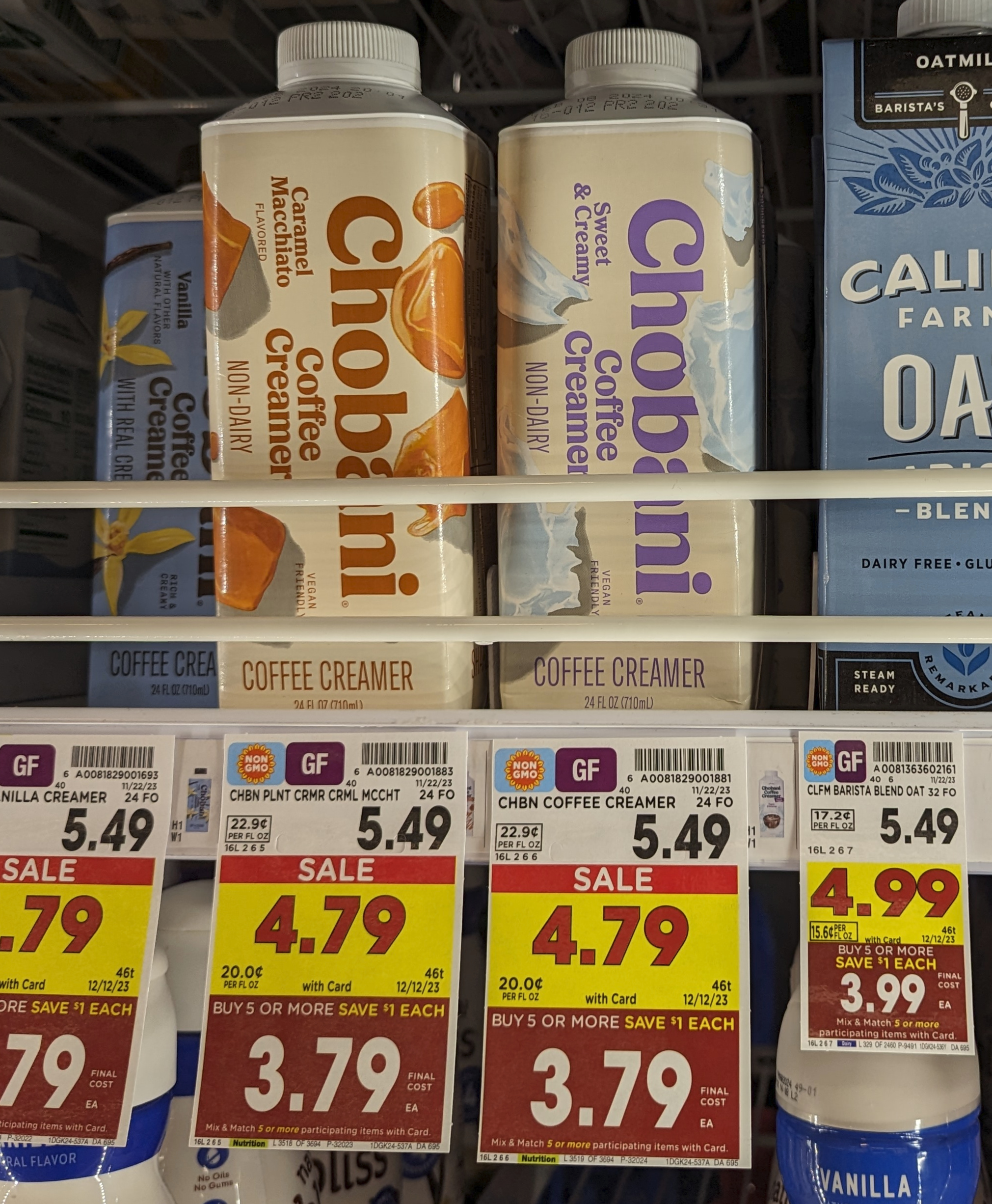 Get Chobani Coffee Creamer As Low As $2.54 At Kroger (Regular Price $5.49)