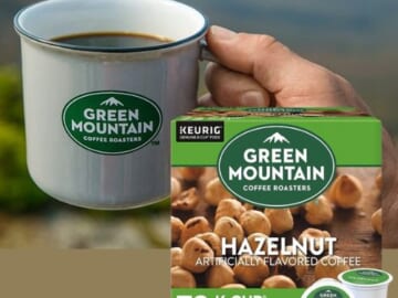 Green Mountain Coffee Roasters Hazelnut Keurig Single-Serve K-Cup 72 Count Pods as low as $19.12 Shipped Free (Reg. $22.49) – 27¢/Pod