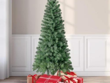 Holiday Time 6-ft Non-Lit Wesley Pine Green Artificial Christmas Tree $25 (Reg. $36)