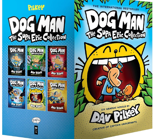 Dog Man: The Supa Epic Collection- Dog Man 1-6 Box Set, Hardcover $25.27/Set when you buy 3 (Reg. $77.94) + Free Shipping – 9.8K+ FAB Ratings! – From the Creator of Captain Underpants