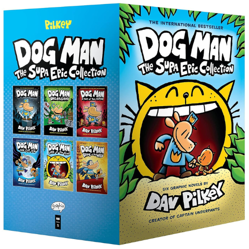 Dog Man: The Supa Epic Collection- Dog Man 1-6 Box Set, Hardcover $25.27/Set when you buy 3 (Reg. $77.94) + Free Shipping – 9.8K+ FAB Ratings! – From the Creator of Captain Underpants