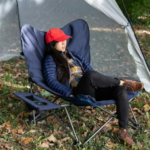 Ozark Trail Oversized Relax Plush Chair with Side Table $25 (Reg. $51.74)