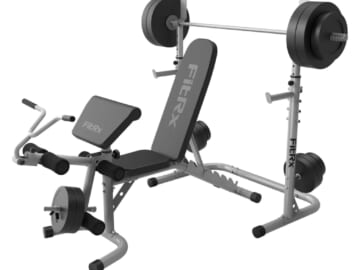 FitRx Weight Bench with Squat Rack for $99 + free shipping