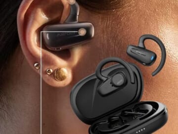 Open Ear Bluetooth Wireless 5.3 Earbuds $12.99 After Code + Coupon (Reg. $29.99) – 45H Playtime