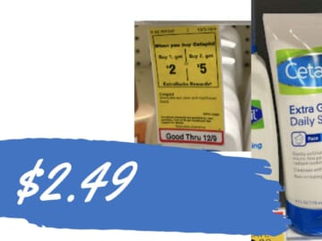 Get Cetaphil Daily Scrub for only $2.49 at CVS!