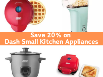 Today Only! Save 20% on Dash Small Kitchen Appliances from $7.99 (Reg. $9.99+)