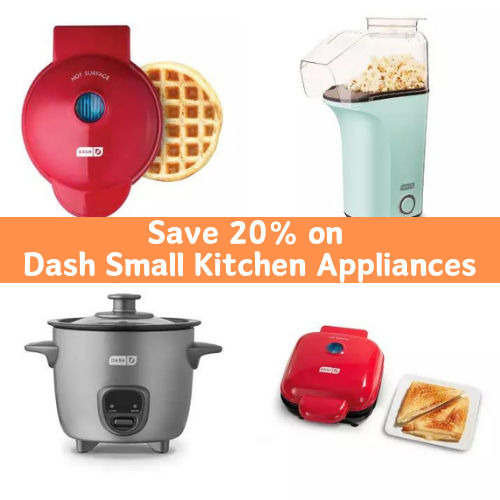 Today Only! Save 20% on Dash Small Kitchen Appliances from $7.99 (Reg. $9.99+)