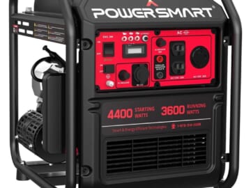 PowerSmart 4,400W RV Ready Open Frame Inverter Generator for $299 + free shipping