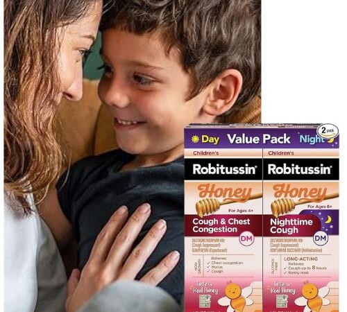 Robitussin Children’s Honey Cough & Chest Congestion Medicine 2-Variety Pack as low as $7.79 After Coupon (Reg. $13) + Free Shipping – $3.90 Each, Day & Night