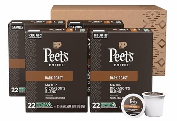Peet's Coffee Major Dickason's Blend Coffee Keurig K-Cup Pods