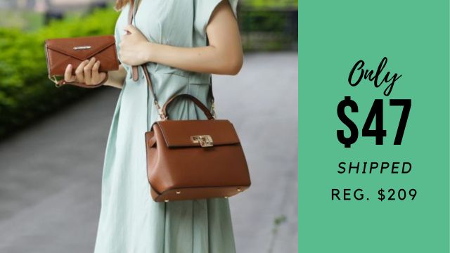 MKF Satchel Handbag & Wristlet Wallet Bundle Just $47 Shipped (Reg. $209)