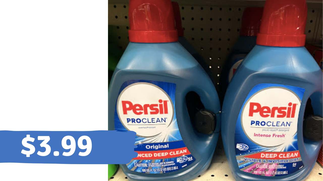 $3.99 Persil Laundry Detergent at CVS