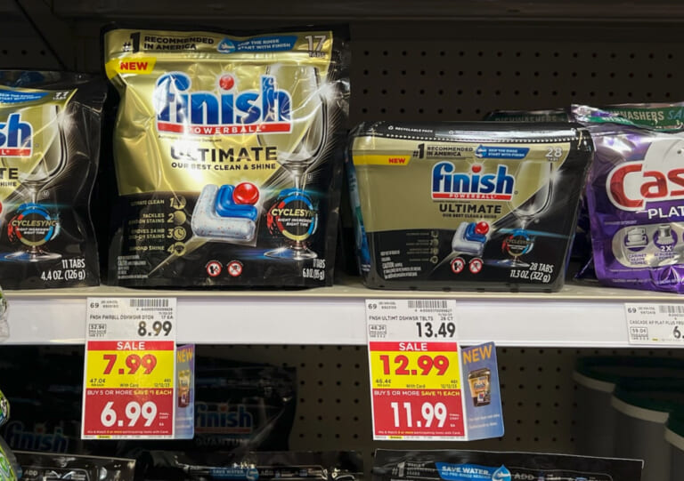Finish Ultimate Detergent As Low As $3.99 At Kroger (Regular Price $8.99)