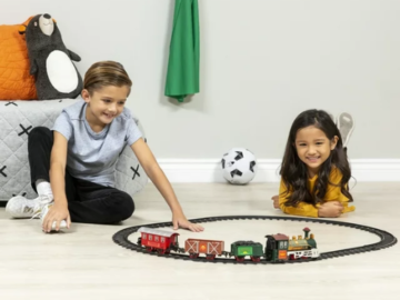 Best Choice Products Kids’ Classic Electric Railway Train Track Play Set $9.99 (Reg. $25)