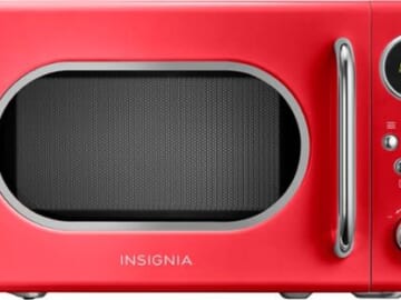 Insignia 0.7-Cu. Ft. Retro Compact Microwave for $60 + free shipping