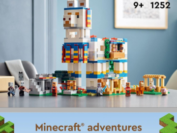 LEGO Minecraft 1,252-Piece The Llama Village Farm House Toy Building Set $97.49 Shipped Free (Reg. $130) – LOWEST PRICE