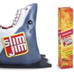 Slim Jim Limited Edition Shark Head Counter Display w/ 24 Smoked Sticks for $40 + free shipping