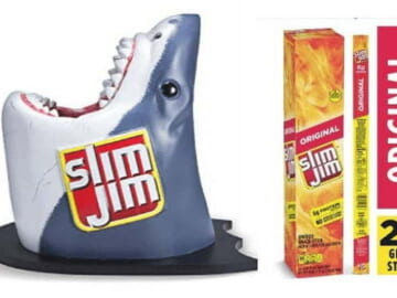 Slim Jim Limited Edition Shark Head Counter Display w/ 24 Smoked Sticks for $40 + free shipping