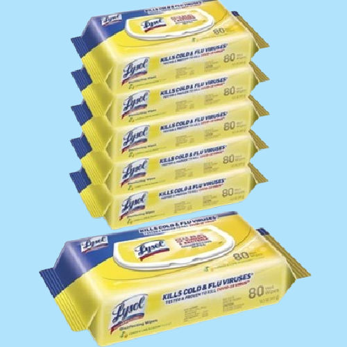 Lysol Disinfectant Handi-Pack Wipes, Lemon and Lime Blossom, 480-Count $16.99 (Reg. $23) – $2.83/80-Count Pack or $0.04/Wipe