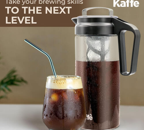 Kaffe Cold Brew Coffee Maker, 1.3 Liter $15.96 (Reg. $30) – Makes up to 6 cups