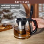 Glass Teapot with Removable Tea Infuser, 50 Oz $6.80 After Code + Coupon (Reg. $20) + Free Shipping – Prime Member Exclusive