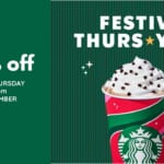 50% Off Starbucks Every Thursday In December