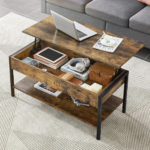 Keep your living room organized and clutter-free with Yaheetech Industrial 41in Lift Top Coffee Table for just $63.99 After Coupon (Reg. $109.99) + Free Shipping