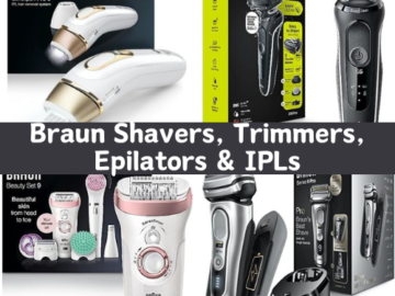 Braun Shavers, Trimmers, Epilators & IPLs from $79.94 Shipped Free (Reg. $89.94+) – FAB Gift Idea!