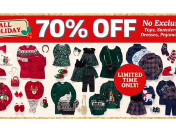 The Children’s Place Holiday Outfits Starting at $7.49