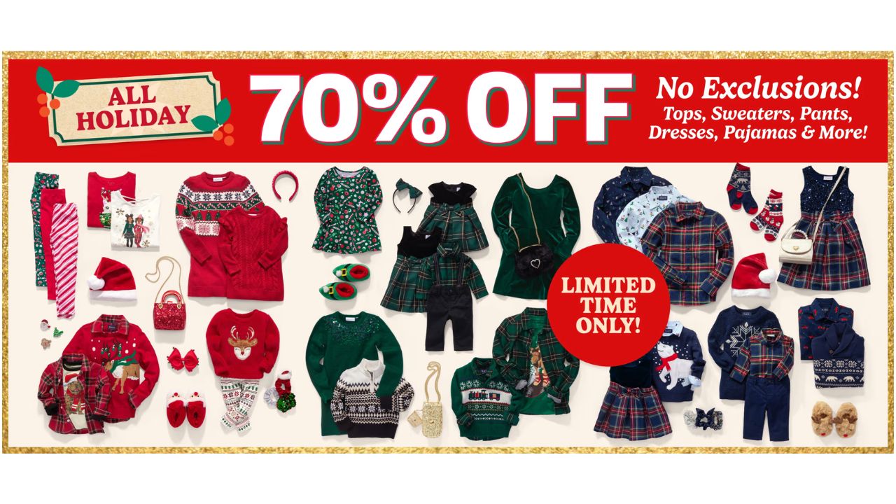 The Children’s Place Holiday Outfits Starting at $7.49