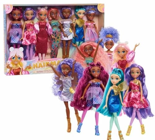 Walmart Toy Deals: Hairmazing Fantasy Fashion Dolls 7-Pack just $10, plus more!