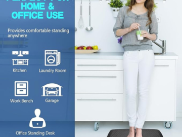 Anti Fatigue Kitchen Floor Mat $9.99 After Code (Reg. $20) – FAB Ratings! – 5 Colors