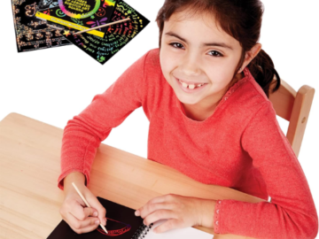 Melissa & Doug 16-Page Scratch Art Doodle Pad with Wooden Stylus $6.29 (Reg. $9)