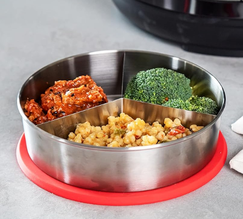 Instant Pot Round Cook/Bake Pan with Lid and Removable Divider, 32 Oz $14.85 (Reg. $18)