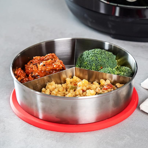 Instant Pot Round Cook/Bake Pan with Lid and Removable Divider, 32 Oz $14.85 (Reg. $18)