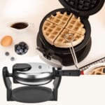 Today Only! Bella Non-Stick Rotating Belgian Waffle Maker, Stainless Steel $15 (Reg. $30)