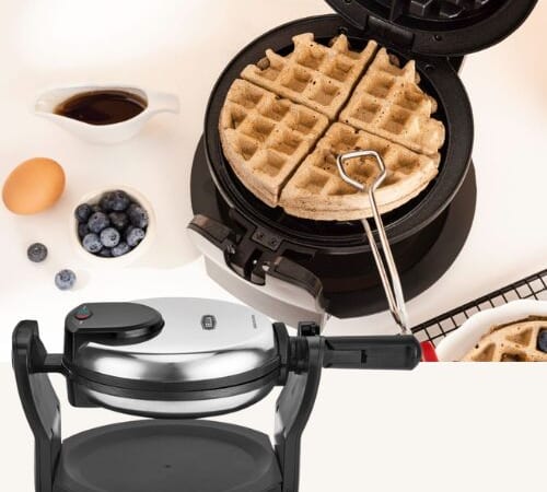 Today Only! Bella Non-Stick Rotating Belgian Waffle Maker, Stainless Steel $15 (Reg. $30)
