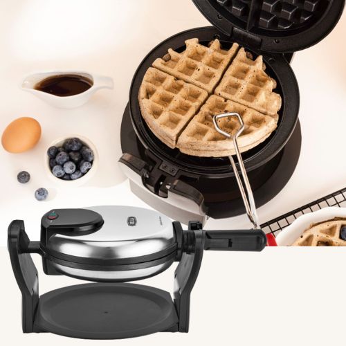 Today Only! Bella Non-Stick Rotating Belgian Waffle Maker, Stainless Steel $15 (Reg. $30)
