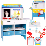 Ignite the imagination of your little ones with this Wooden Play Doctor Set for Kids for just $79.99 Shipped Free (Reg. $169.99)