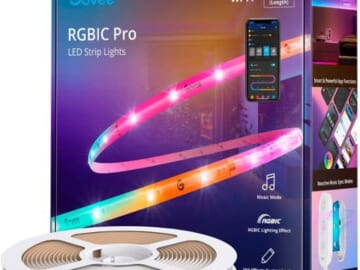 Govee WiFi RGBIC LED Strip Light for $21 + free shipping w/ $35