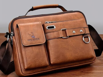 Men's Messenger Bag for $14 + $5 s&h