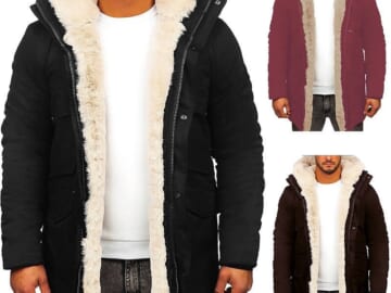 Usportsjournal Men's Winter Coat for $32 + free shipping