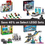 Today Only! Save 40% on Select LEGO Sets from $3.35 (Reg. $6.99+)