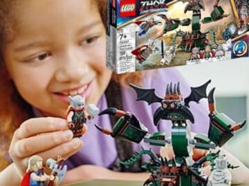 LEGO Marvel Attack on New Asgard Thor & Monster 159-Piece Set $12 (Reg. $20)